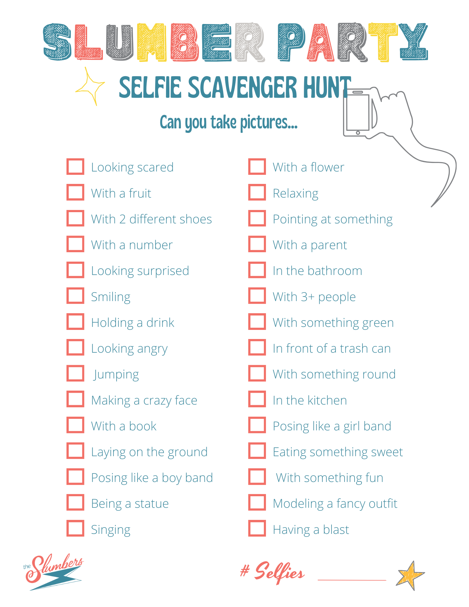 Free Printable Sleepover Activities And Games Fun Ideas For Your Next Slumber Party The Slumbers Free Printable Sleepover Activities And Games Fun Ideas For Your Next Slumber Party The Slumbers