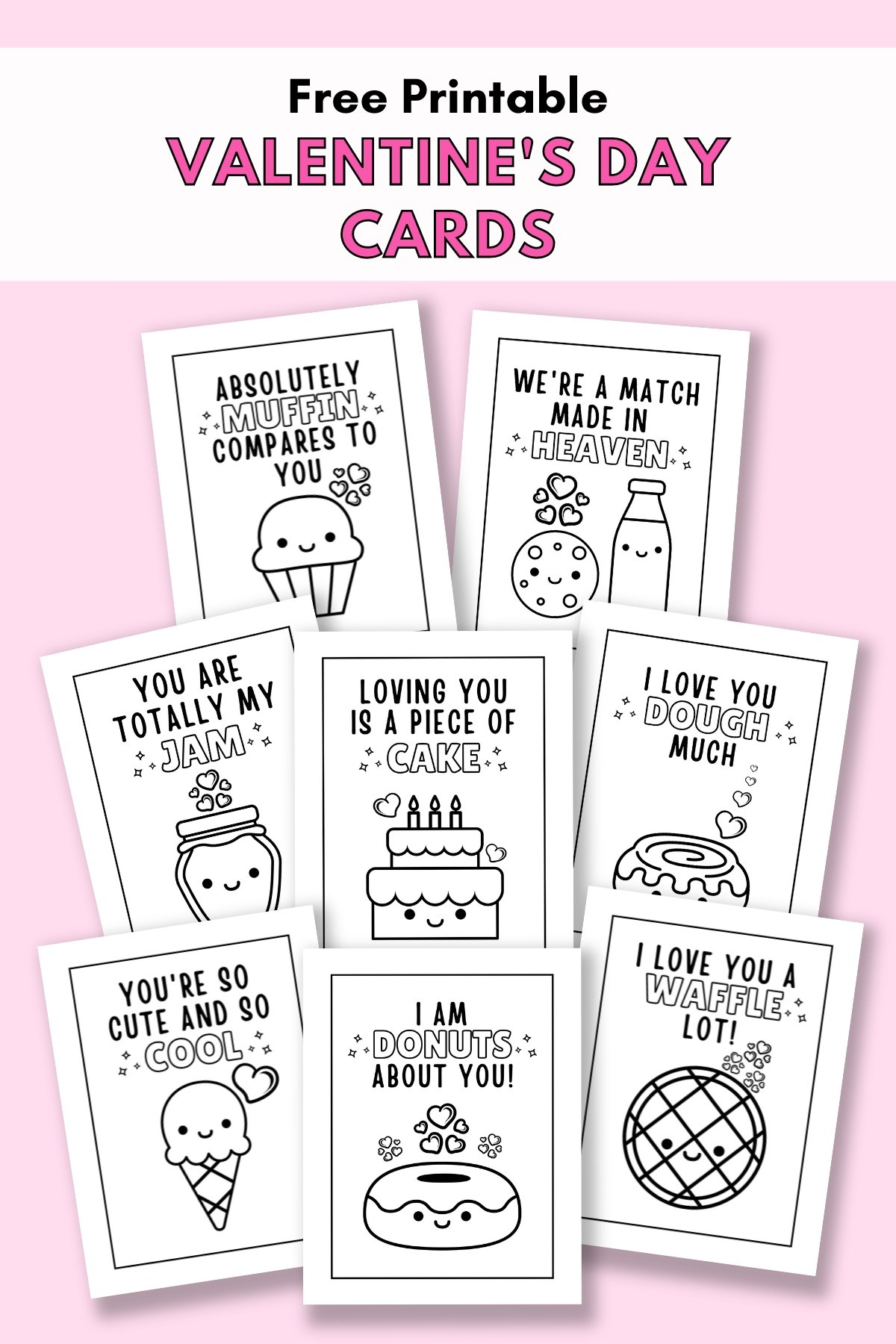Free Printable Valentine s Cards To Colour Gathering Beauty