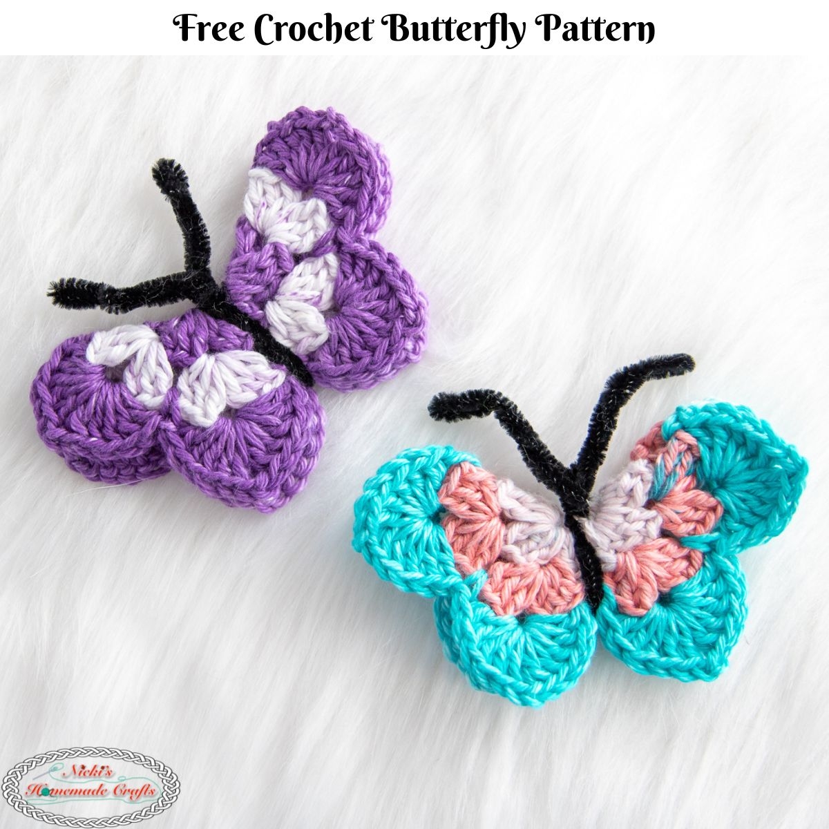 Free Quick Crochet Butterfly Pattern Nicki s Homemade Crafts Free Quick Crochet Butterfly Pattern Nicki s Homemade Crafts