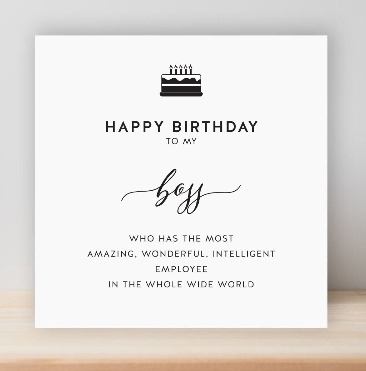FUNNY CHEEKY BIRTHDAY CARD For Boss Deputy Manager Work Employee Joke DC51 EBay FUNNY CHEEKY BIRTHDAY CARD For Boss Deputy Manager Work Employee Joke DC51 EBay