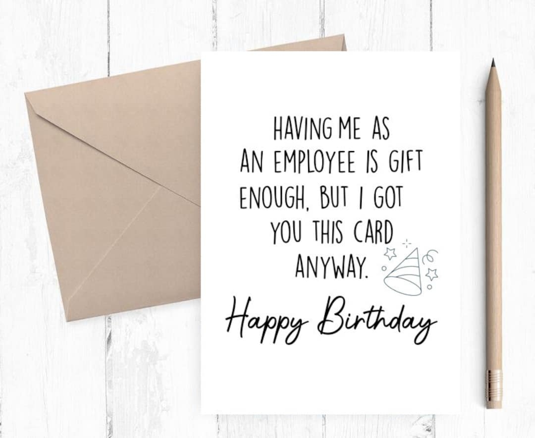 Funny Happy Birthday Boss Card Printable Only Boss Birthday Card From Me 5x7 PDF JPG Includes Printable Envelope Template Etsy Funny Happy Birthday Boss Card Printable Only Boss Birthday Card From Me 5x7 PDF JPG Includes Printable Envelope Template Etsy