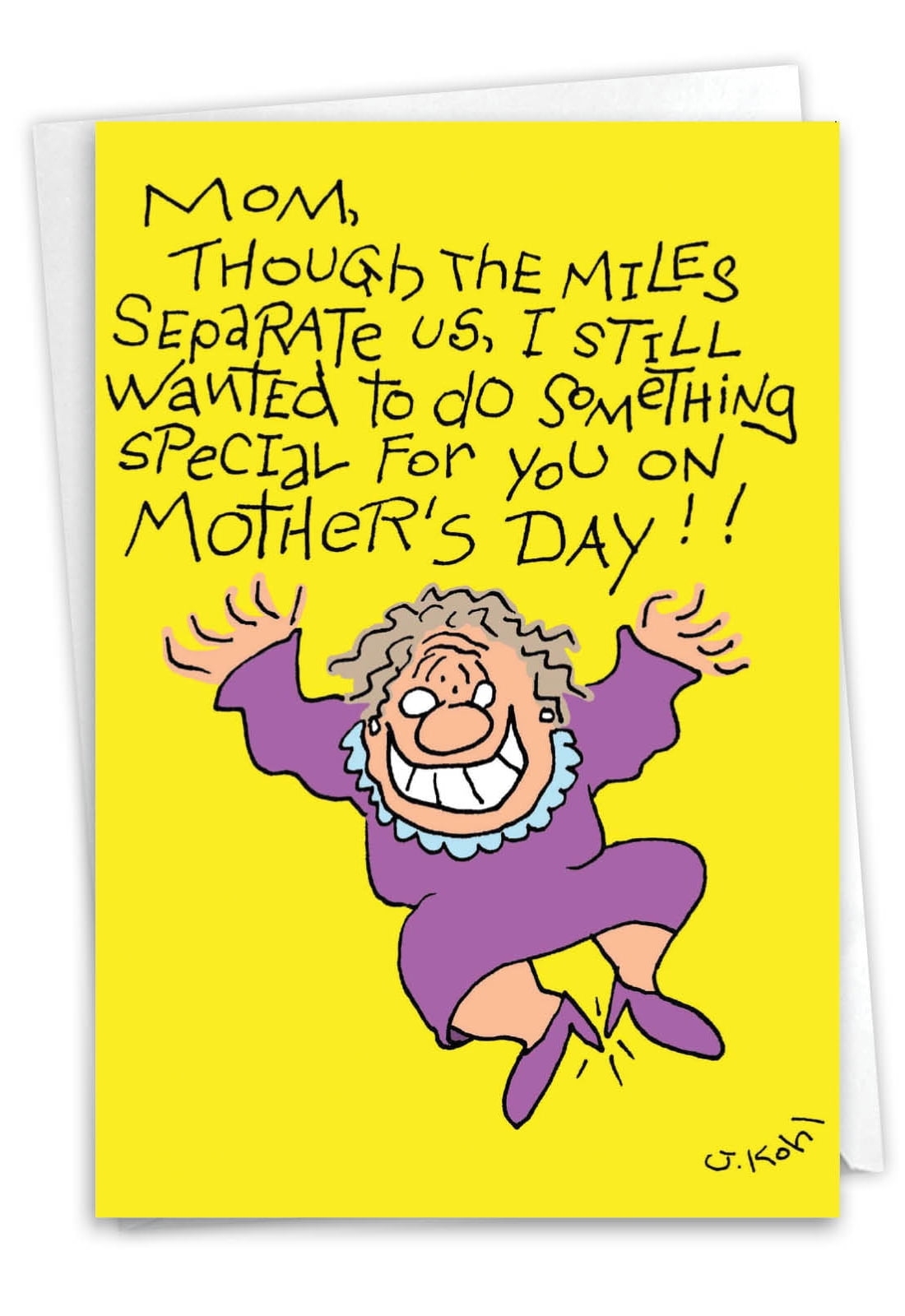 Funny Mother s Day Greeting Card With 5 X 7 Inch Envelope 1 Card Mom Cleaned My Room Jubilant Woman Celebrating Walmart Funny Mother s Day Greeting Card With 5 X 7 Inch Envelope 1 Card Mom Cleaned My Room Jubilant Woman Celebrating Walmart