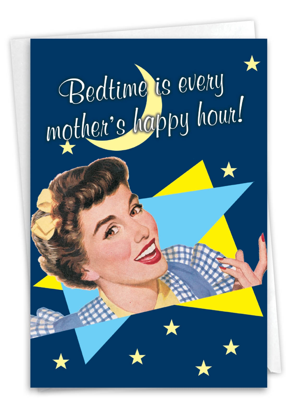 Funny Mother s Day Paper Card With 5 X 7 Inch Envelope 1 Card Mom Bedtime Is Happy Hour Smiling Mommy With Stars And Moon Walmart Funny Mother s Day Paper Card With 5 X 7 Inch Envelope 1 Card Mom Bedtime Is Happy Hour Smiling Mommy With Stars And Moon Walmart