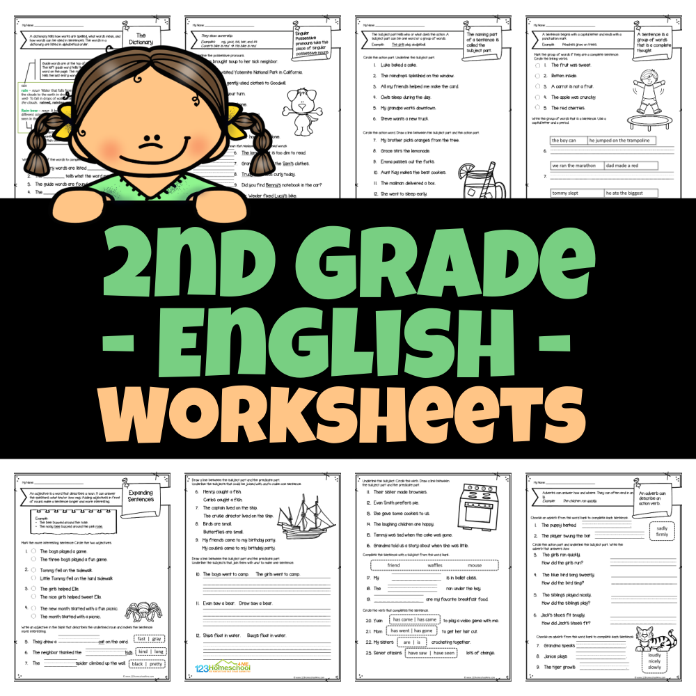 Grade 2 English Worksheets 123 Homeschool 4 Me Grade 2 English Worksheets 123 Homeschool 4 Me