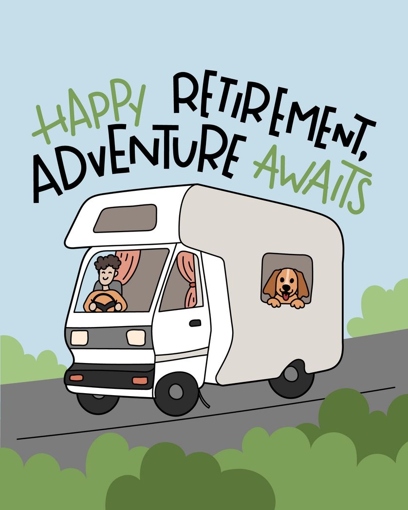 happy retirement gif funny