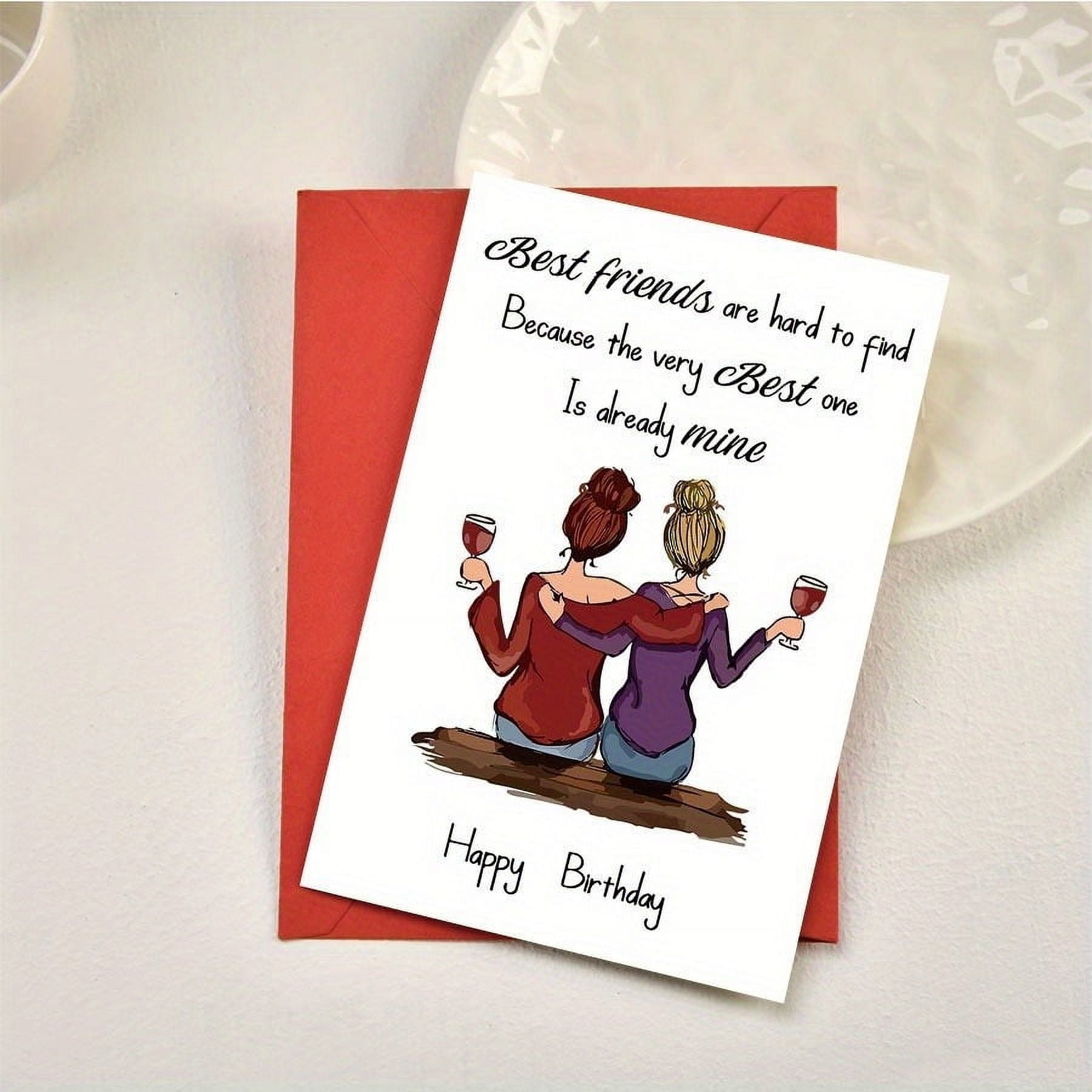 Happy Birthday Friend Girls Bestie Birthday Card Ideas For Friend Girl Best Friend Birthday Cards