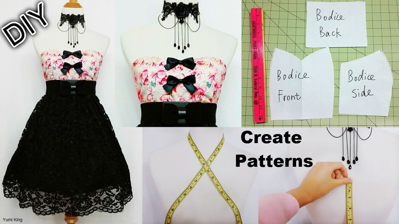 How To Create Your Own Patterns To Make Dresses And Costumes DIY Sweetheart Dress YouTube How To Create Your Own Patterns To Make Dresses And Costumes DIY Sweetheart Dress YouTube