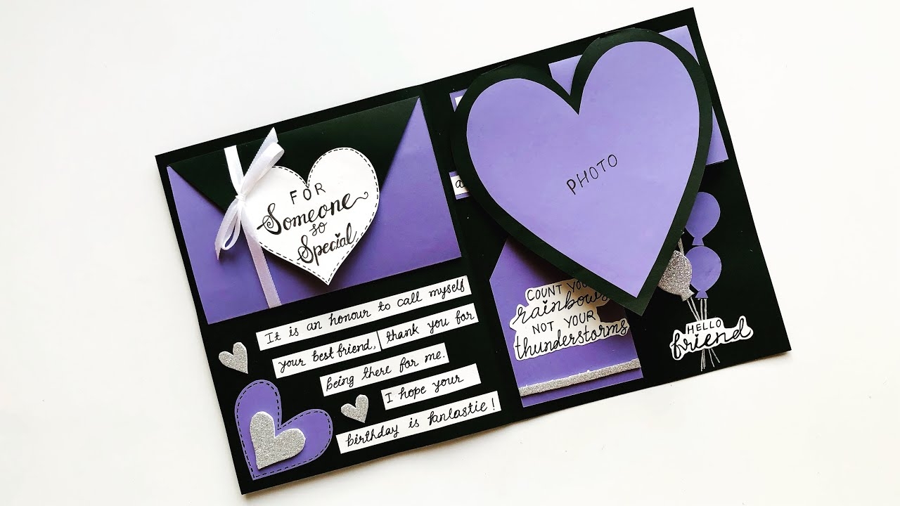 How To Make Special Birthday Card For Best Friend DIY Birthday Card Art Craft By Tulsi YouTube