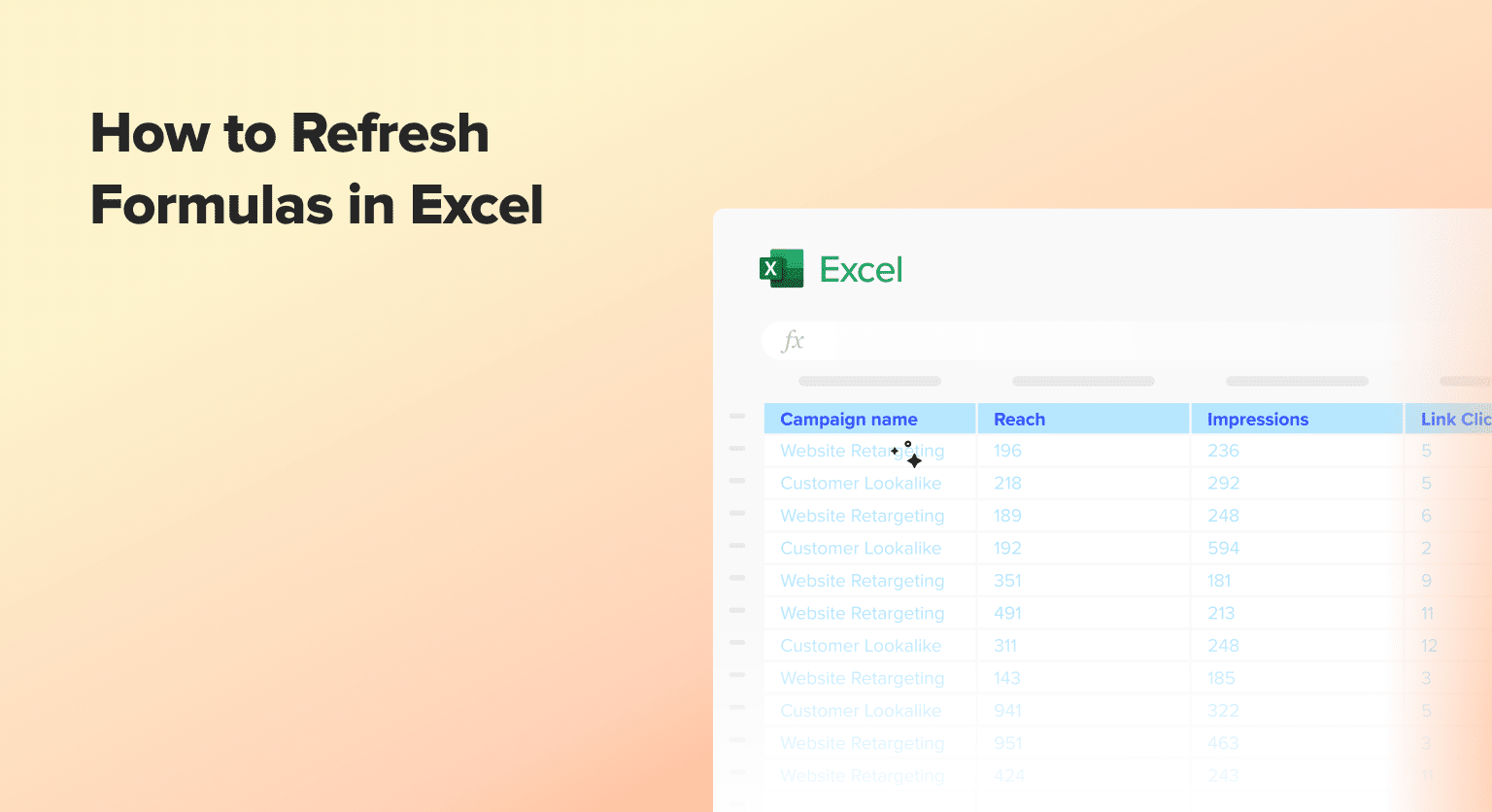 How To Refresh Formulas In Excel Coefficient How To Refresh Formulas In Excel Coefficient