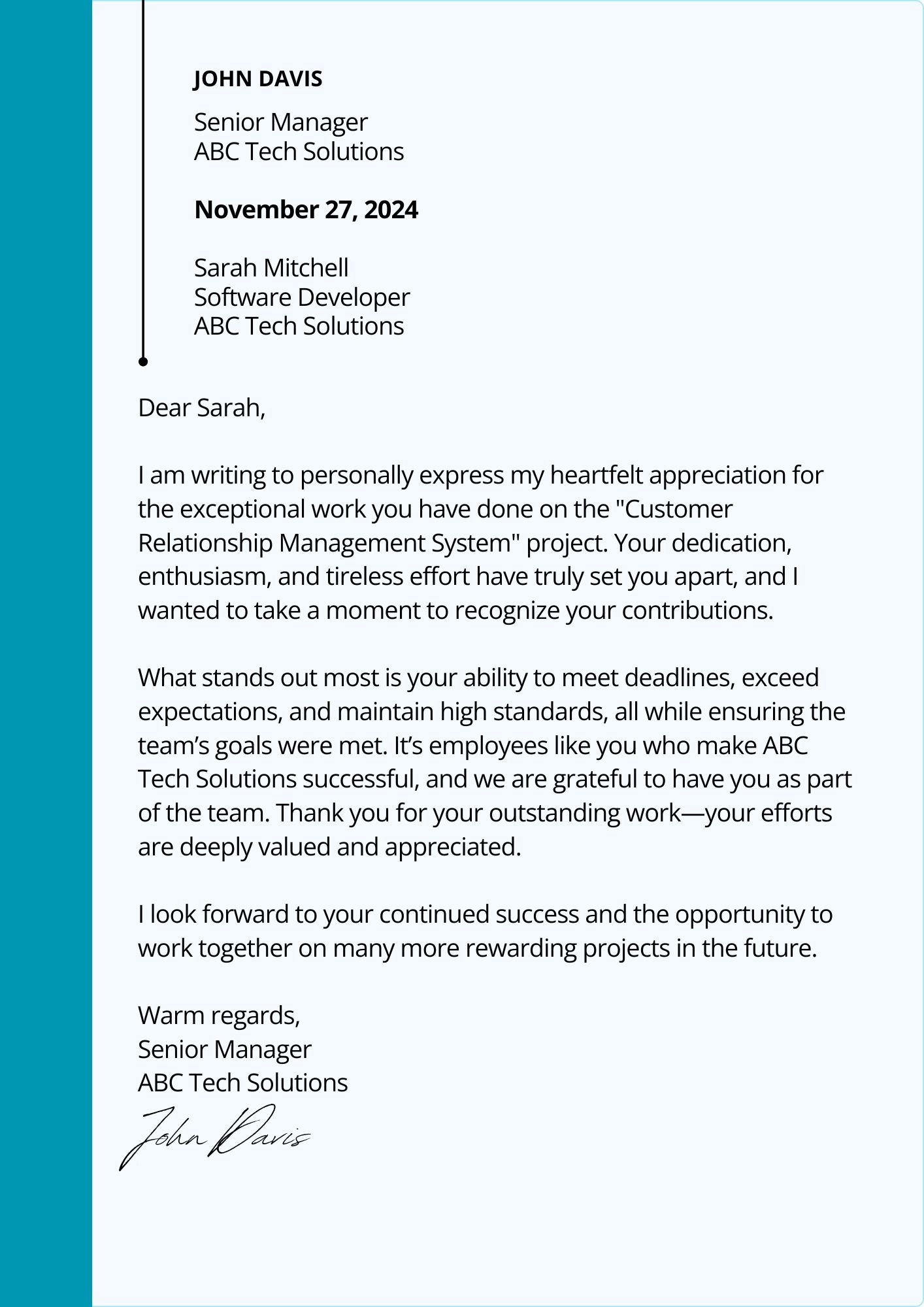 How To Write An Appreciation Letter For Good Work Templates Tips 2025 