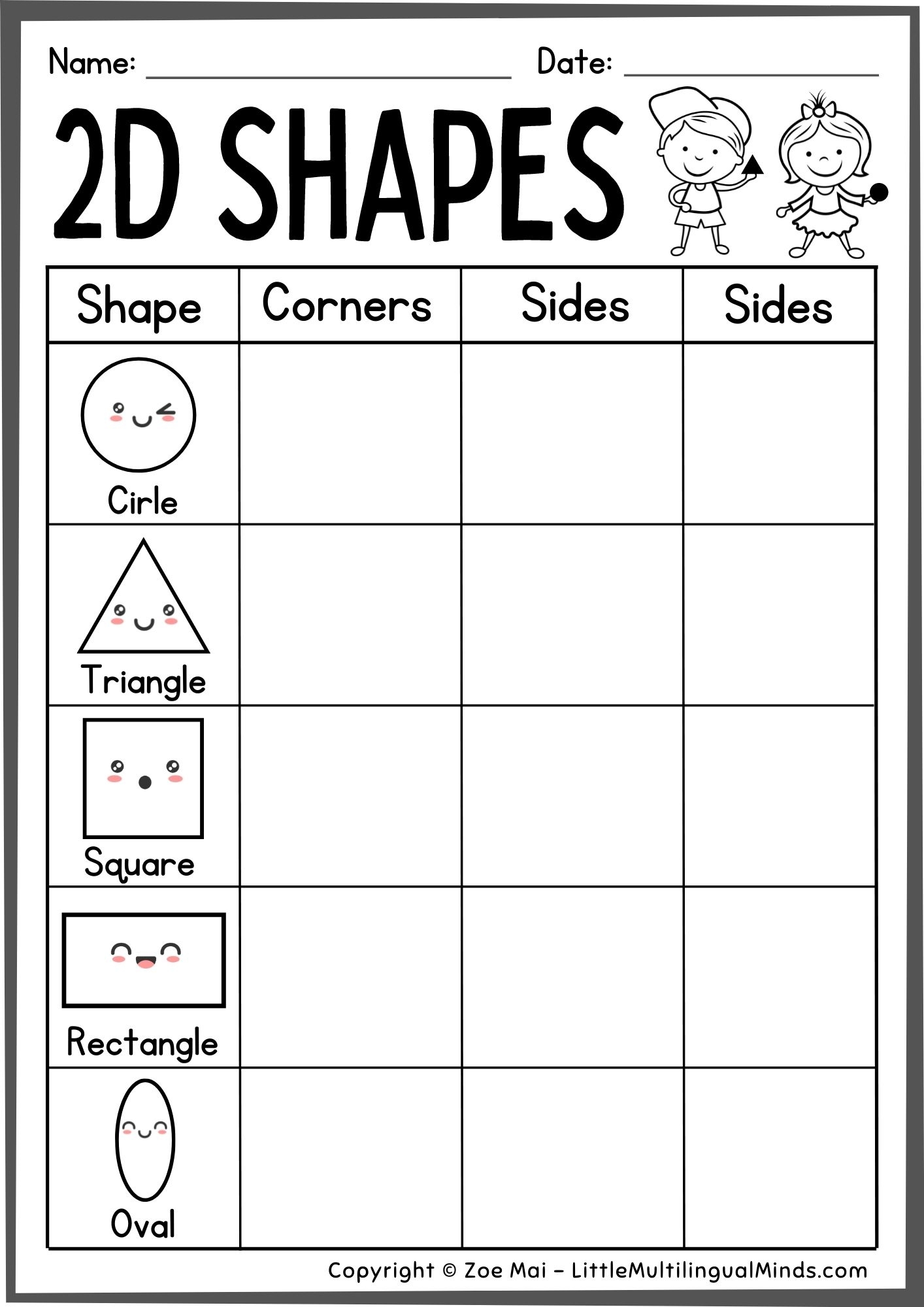 identifying shapes worksheets identifying shapes worksheets