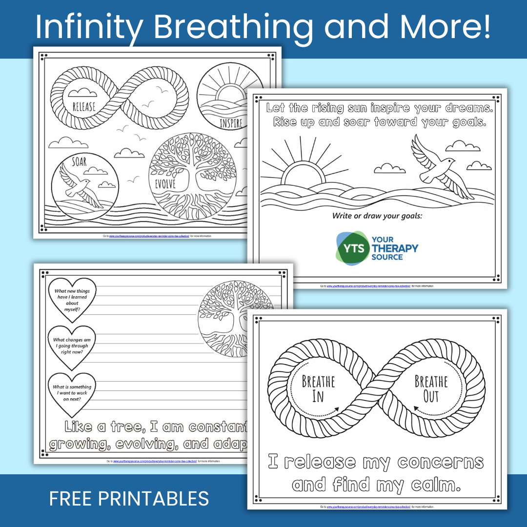 Infinity Breathing Free Printable Your Therapy Source