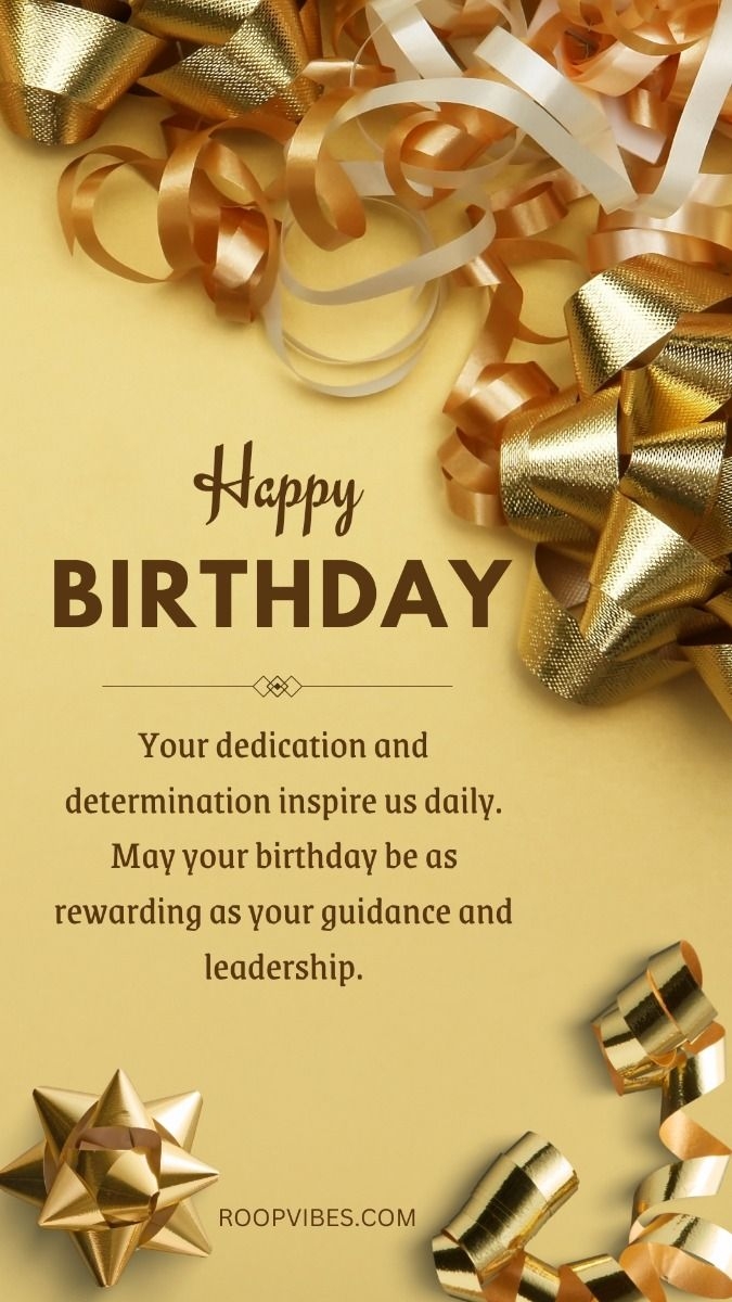 Inspiring Birthday Wishes For Boss To Celebrate Their Leadership Inspiring Birthday Wishes For Boss To Celebrate Their Leadership