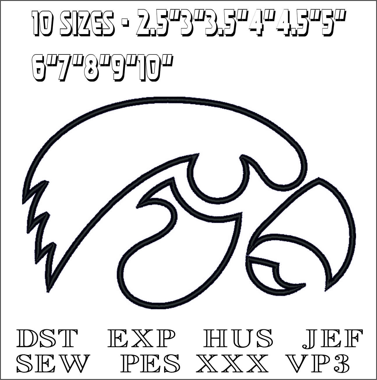 Iowa Hawkeyes Outline Iowa Hawkeyes Outline