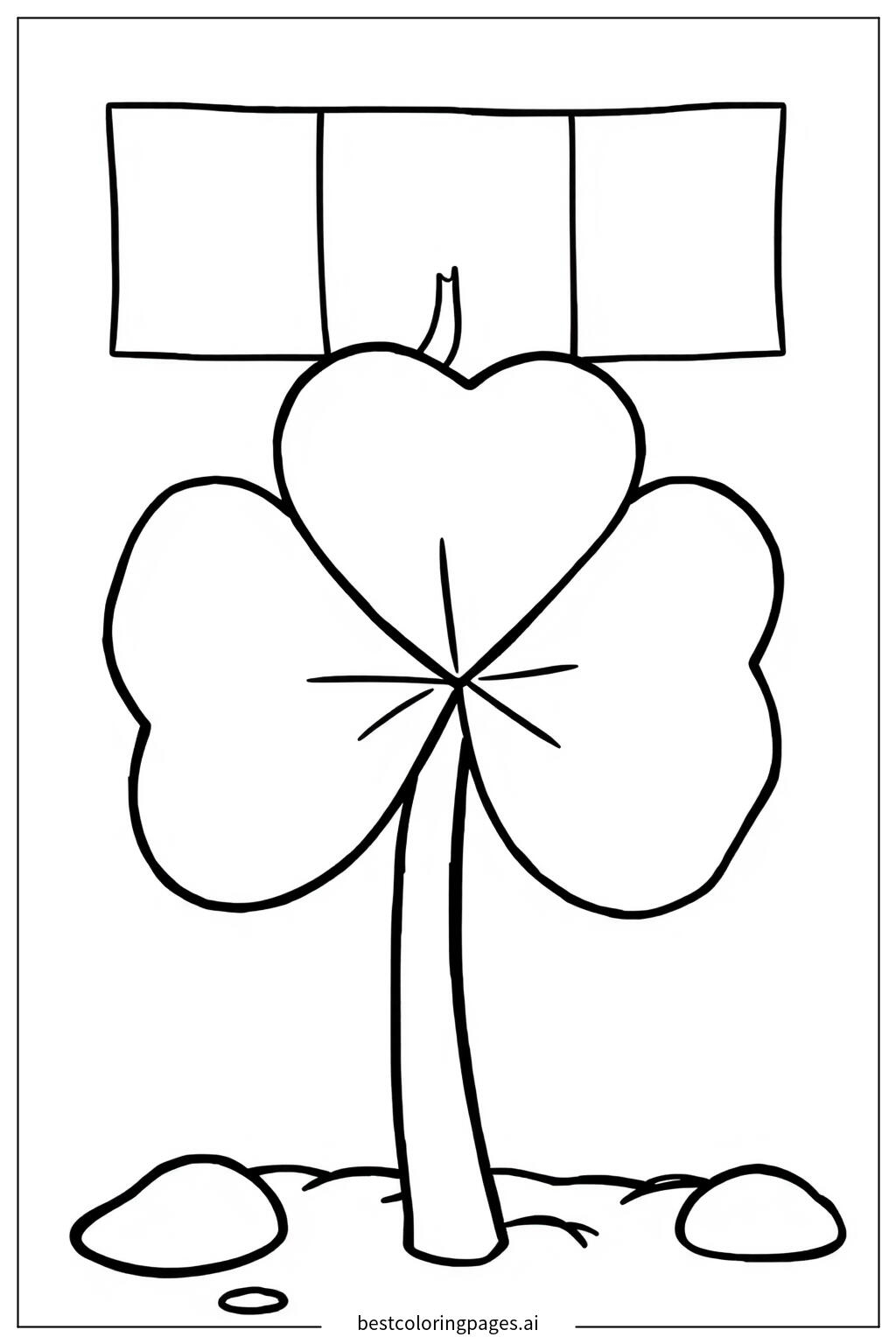 Irish Flag And Shamrock For St Patrick s Day Coloring Page Free Printable BestColoringPages AI Irish Flag And Shamrock For St Patrick s Day Coloring Page Free Printable BestColoringPages AI