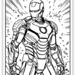 Iron Man Coloring Pages Free PDF Printables Simply Love Coloring