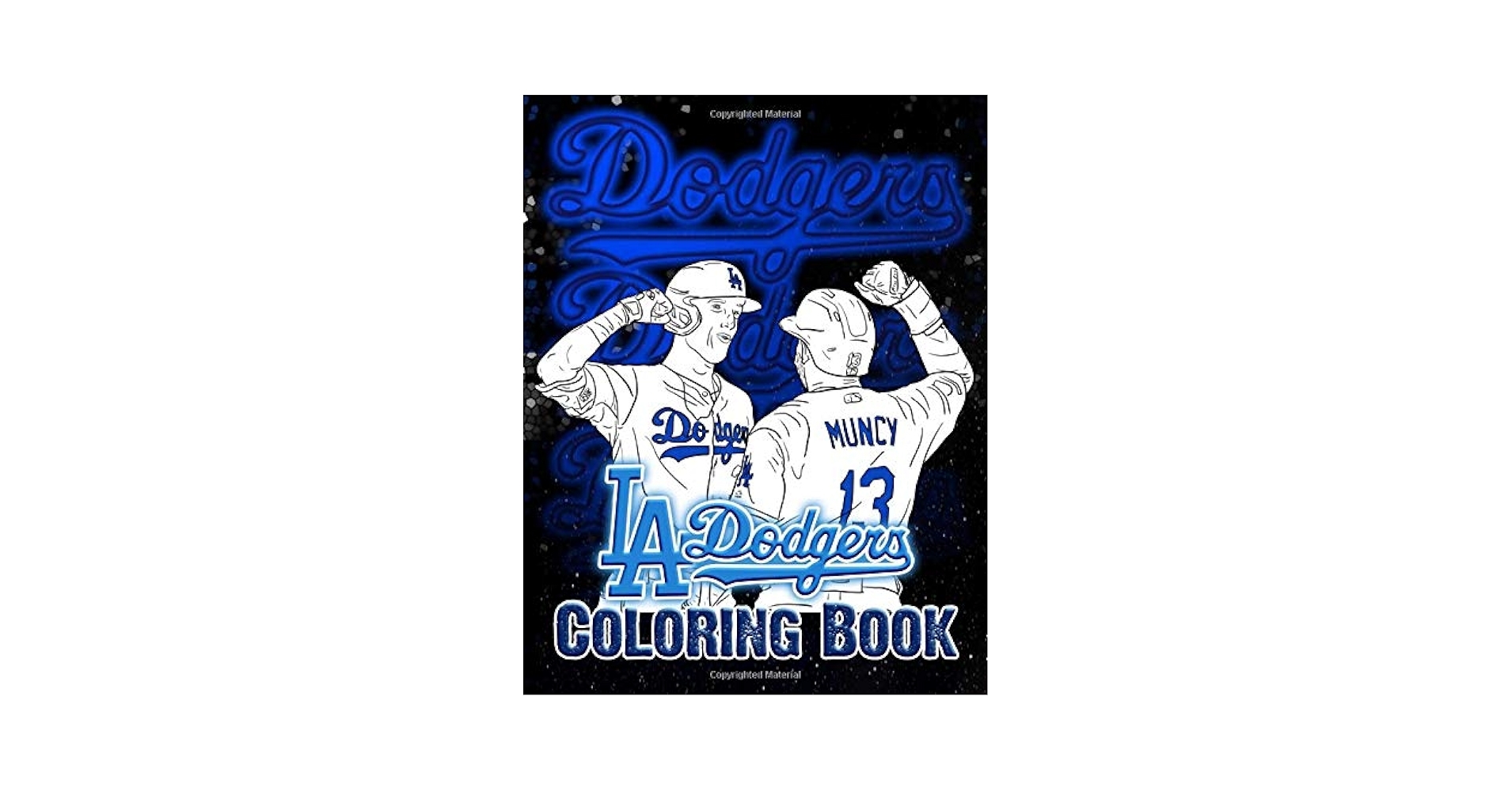 los angeles dodgers coloring pages