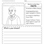 Martin Luther King Jr Worksheet Free Printable Digital PDF