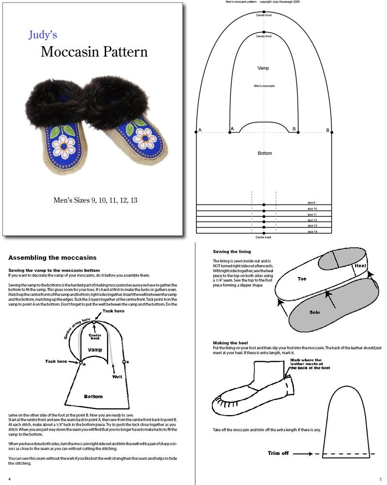 Men s Moccasin Pattern With Instruction Booklet All Sizes Gift For Man Slipper Pattern Instant PDF Download Etsy Men s Moccasin Pattern With Instruction Booklet All Sizes Gift For Man Slipper Pattern Instant PDF Download Etsy