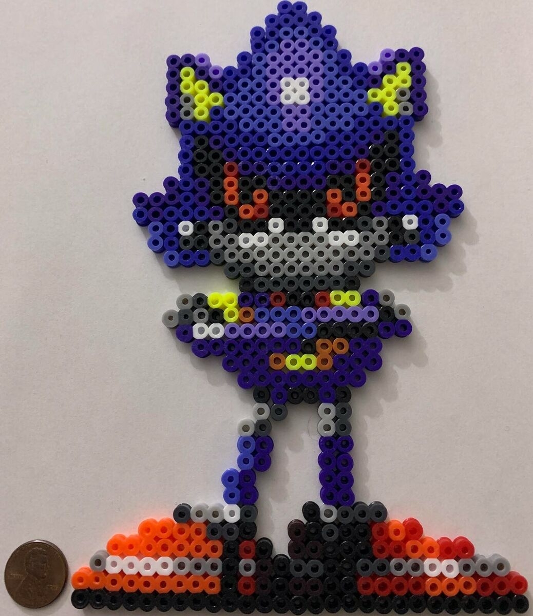 Metal Sonic Bead Sprite Perler Artkal Art Sega Retro Classic Robot The Hedgehog EBay