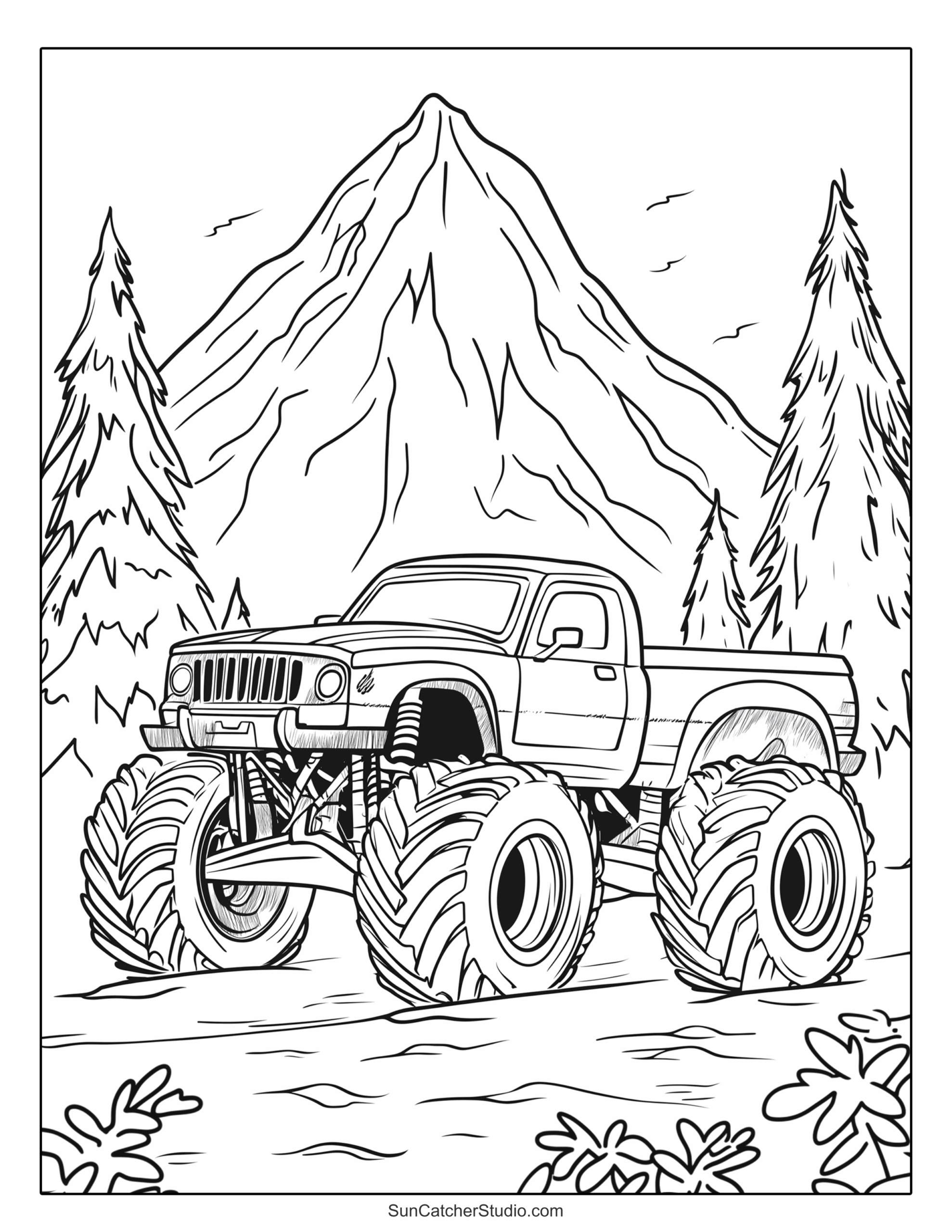 Monster Truck Coloring Pages And Coloring Sheets Free Printables Monograms Design Tools Patterns DIY Projects Monster Truck Coloring Pages And Coloring Sheets Free Printables Monograms Design Tools Patterns DIY Projects