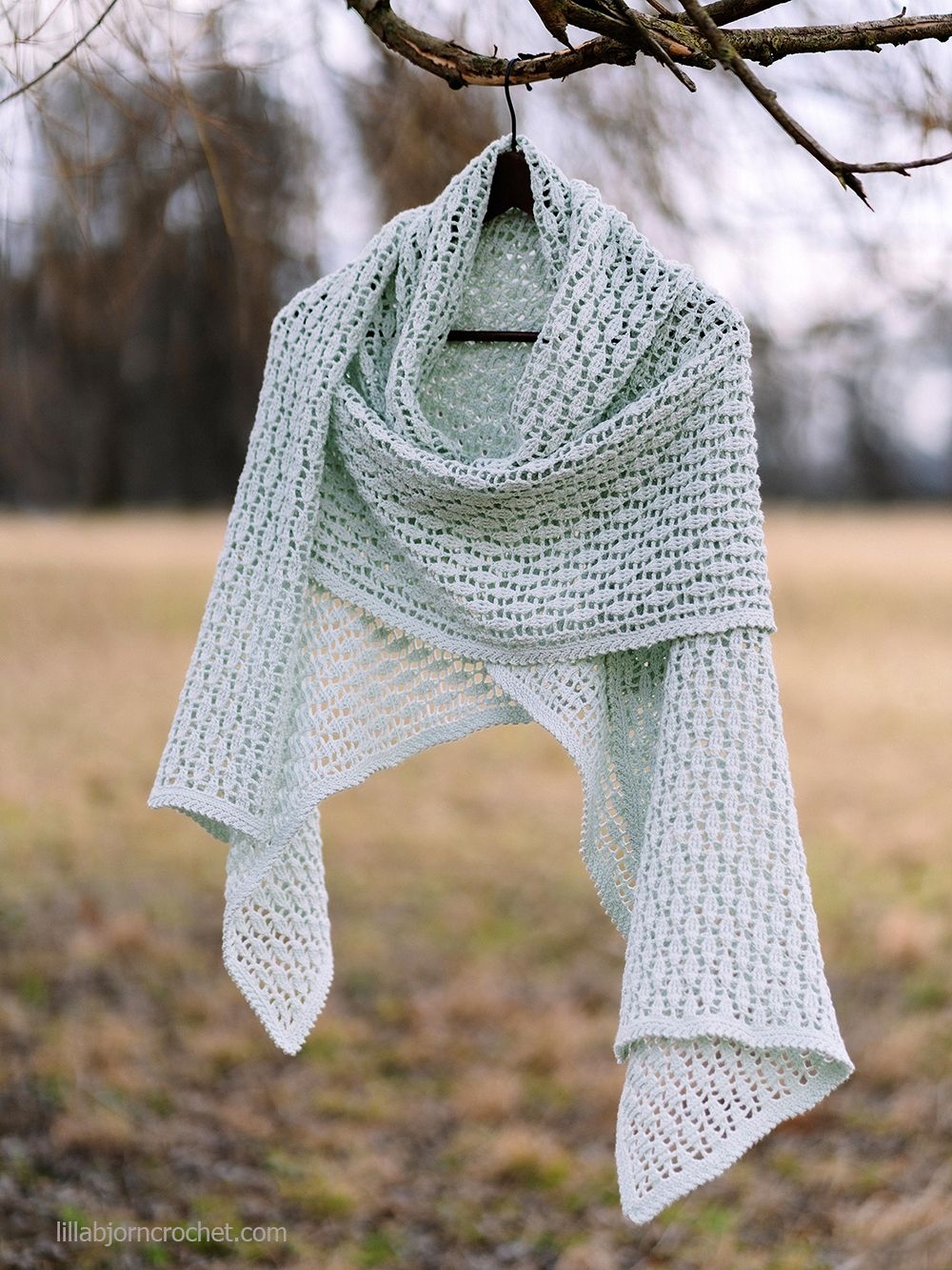 Morning Mist Wrap FREE Crochet Pattern LillaBj rn s Crochet World