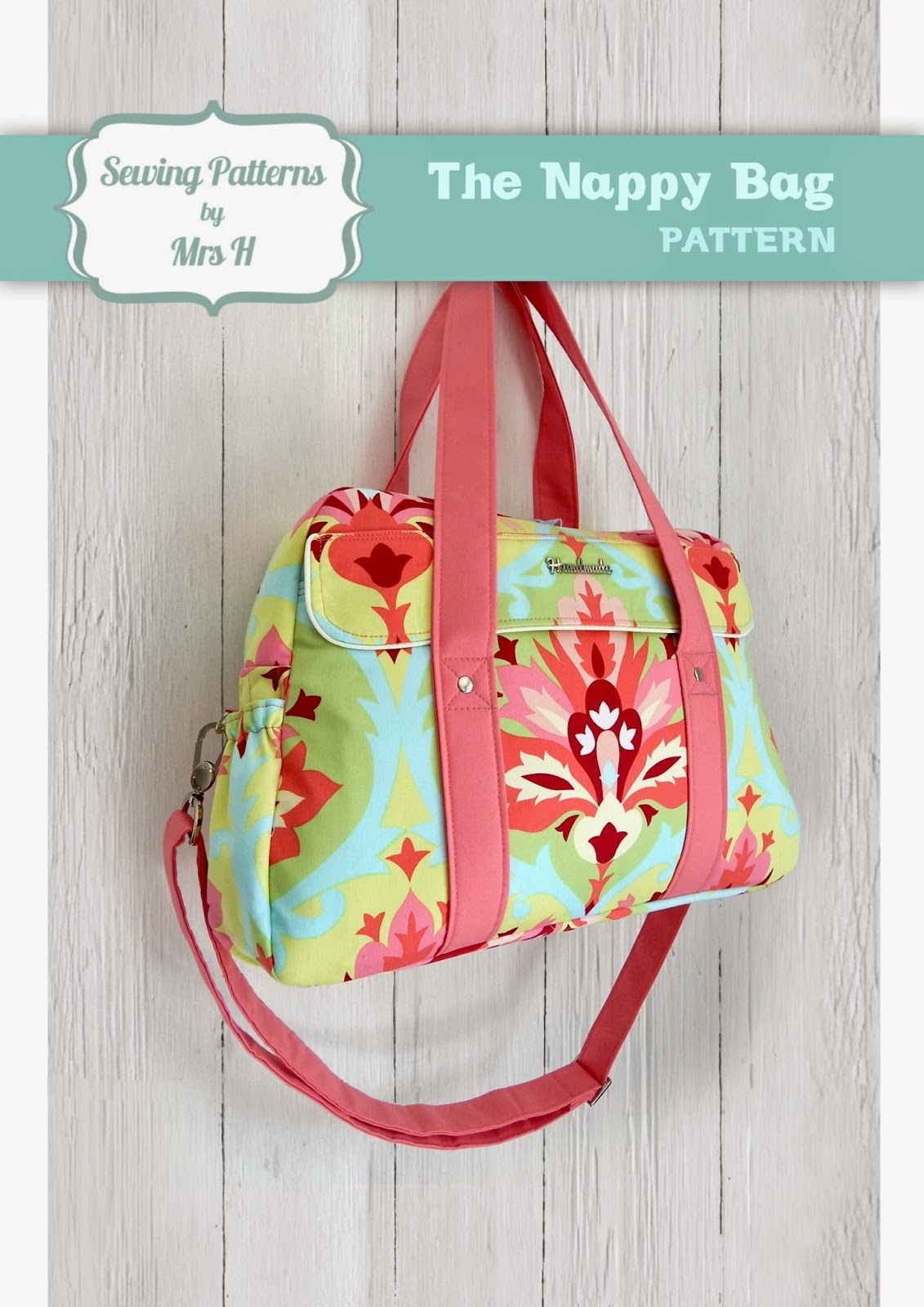 Mrs H The Blog Introducing The Nappy Bag Sewing Pattern