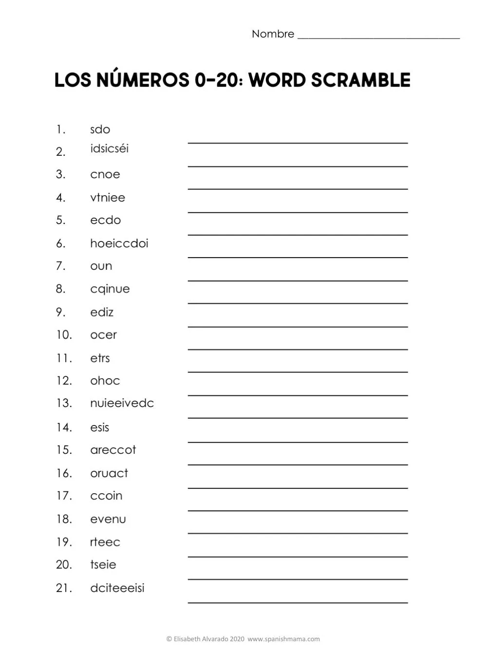 worksheets in spanish worksheets in spanish