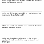 One Step Word Problems Worksheet Digital 1 Teacher Made Resources