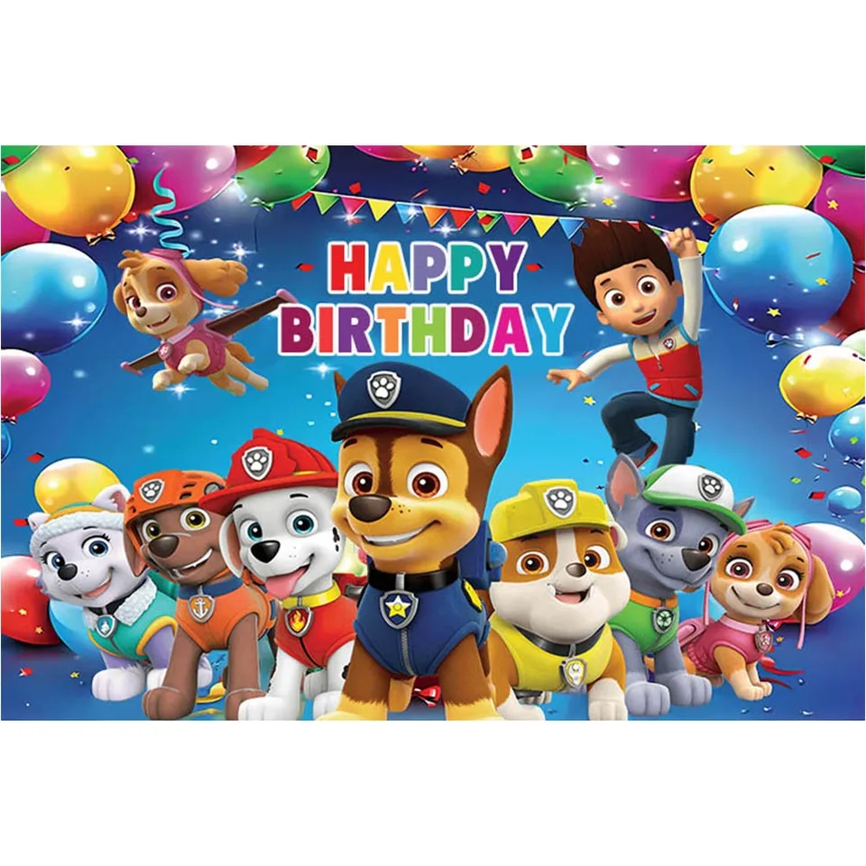 Paw Patrol Birthday Backdrop Decoration Kids Girs Boy Party Photography Background Puppy Event Banner Poster Photo Studio Props AliExpress Paw Patrol Birthday Backdrop Decoration Kids Girs Boy Party Photography Background Puppy Event Banner Poster Photo Studio Props AliExpress