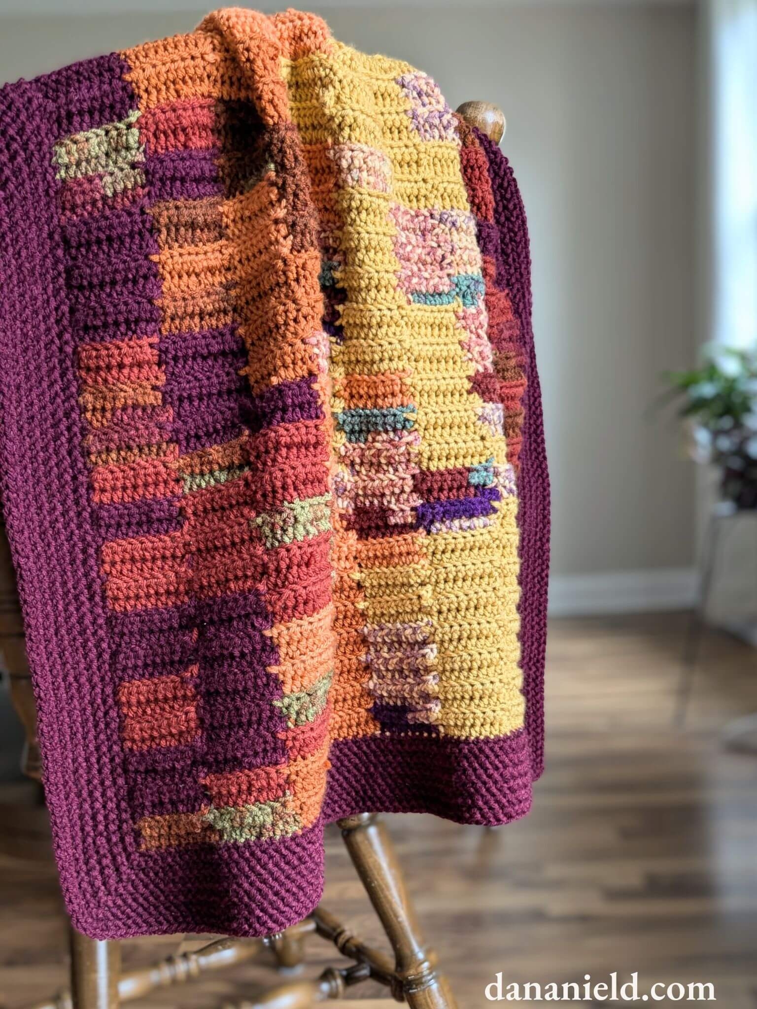 Perfectly Patchy Temperature Crochet Baby Blanket Dana Nield Designs Perfectly Patchy Temperature Crochet Baby Blanket Dana Nield Designs