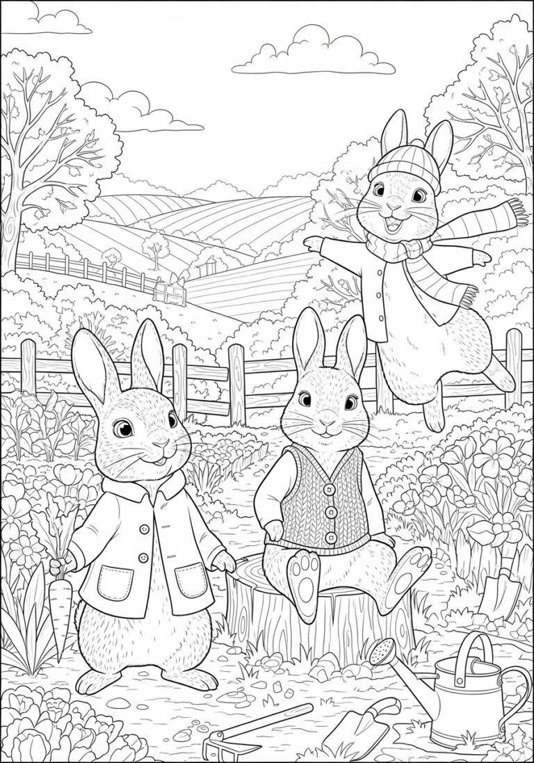Peter Rabbit 2 Coloring Pages Free Printable Fun Peter Rabbit 2 Coloring Pages Free Printable Fun