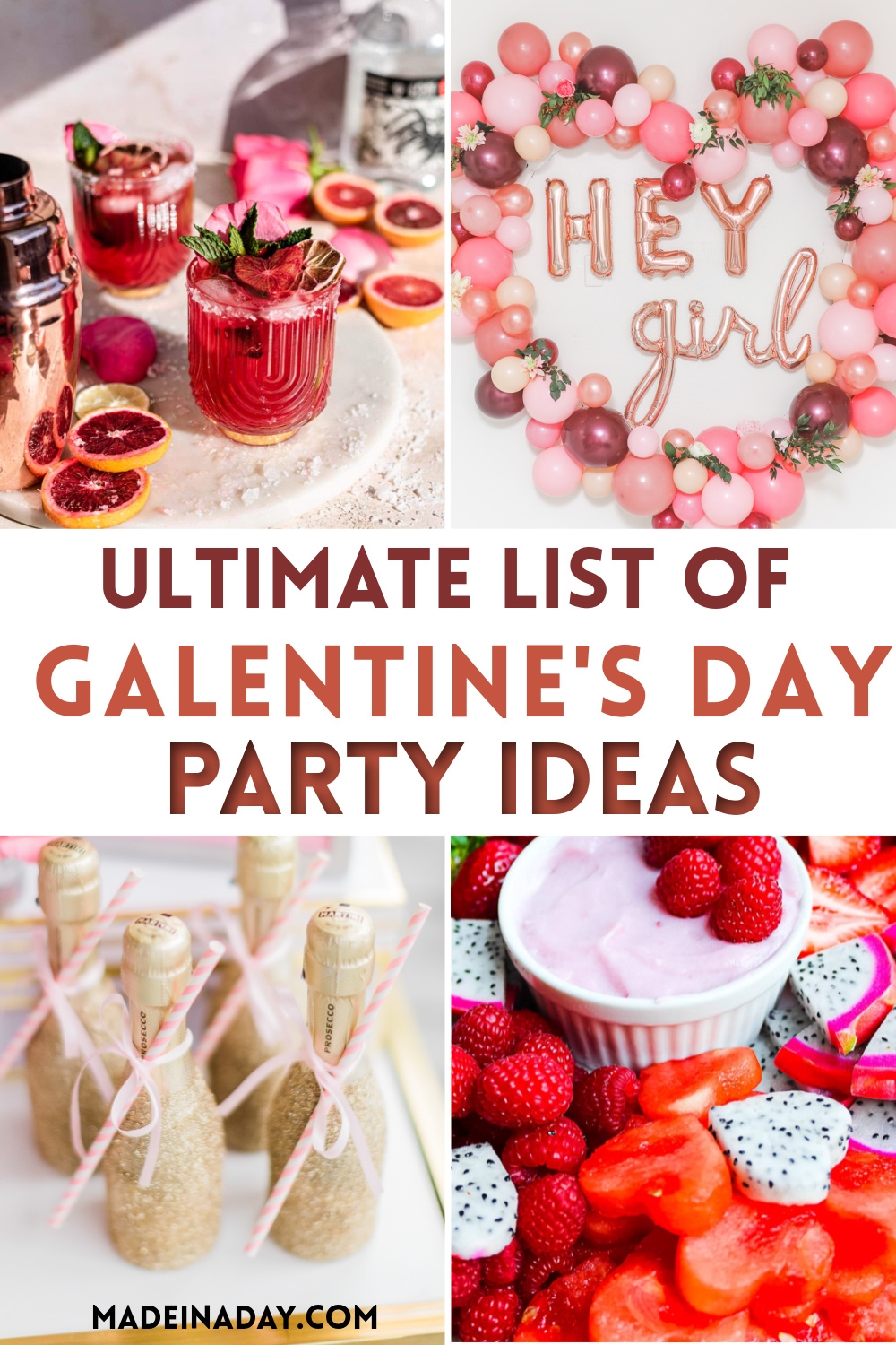 Plan The Ultimate Girl Day Galentines Day Party Ideas 