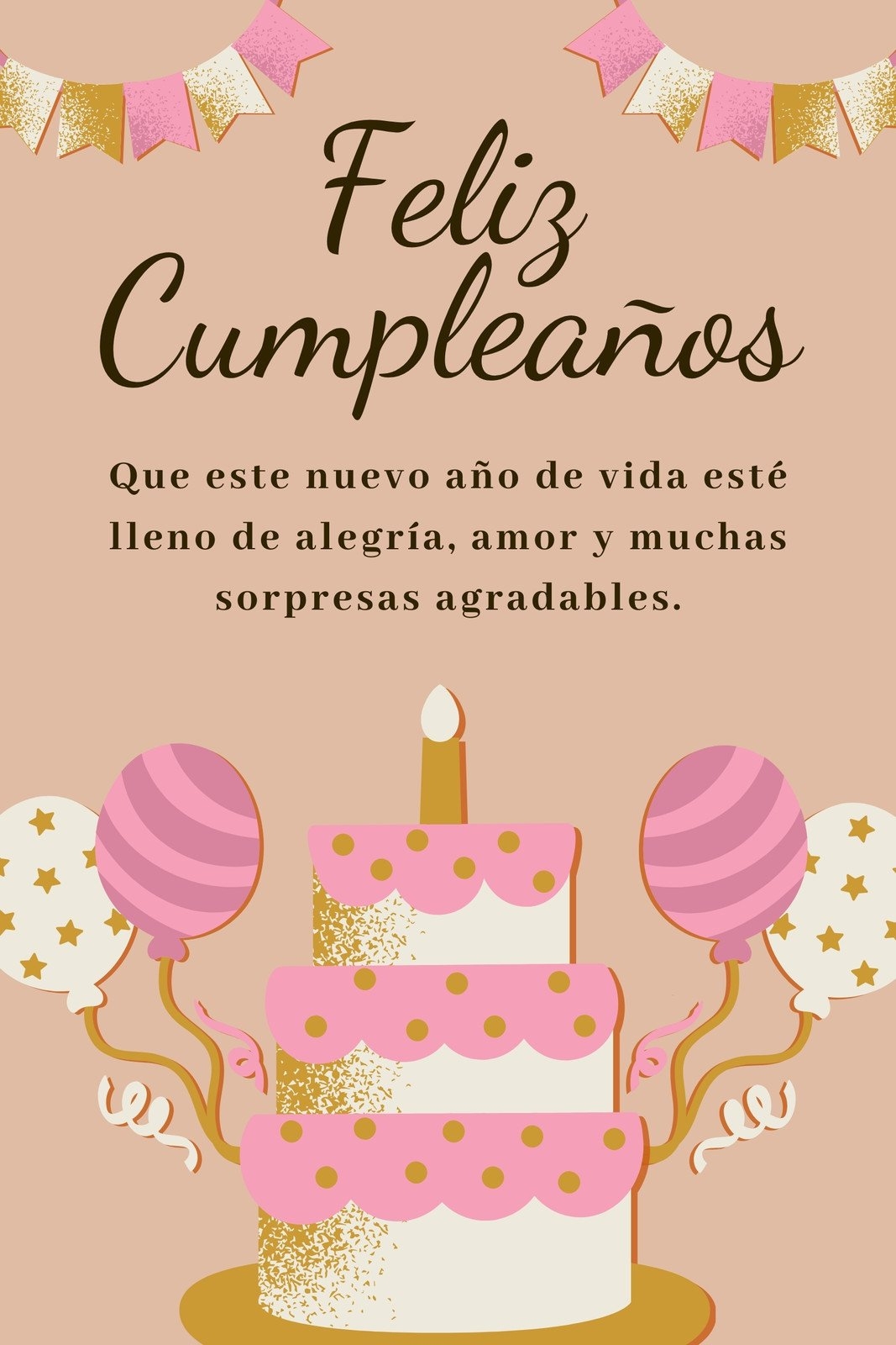 Plantillas De Tarjetas De Feliz Cumplea os Gratis Canva