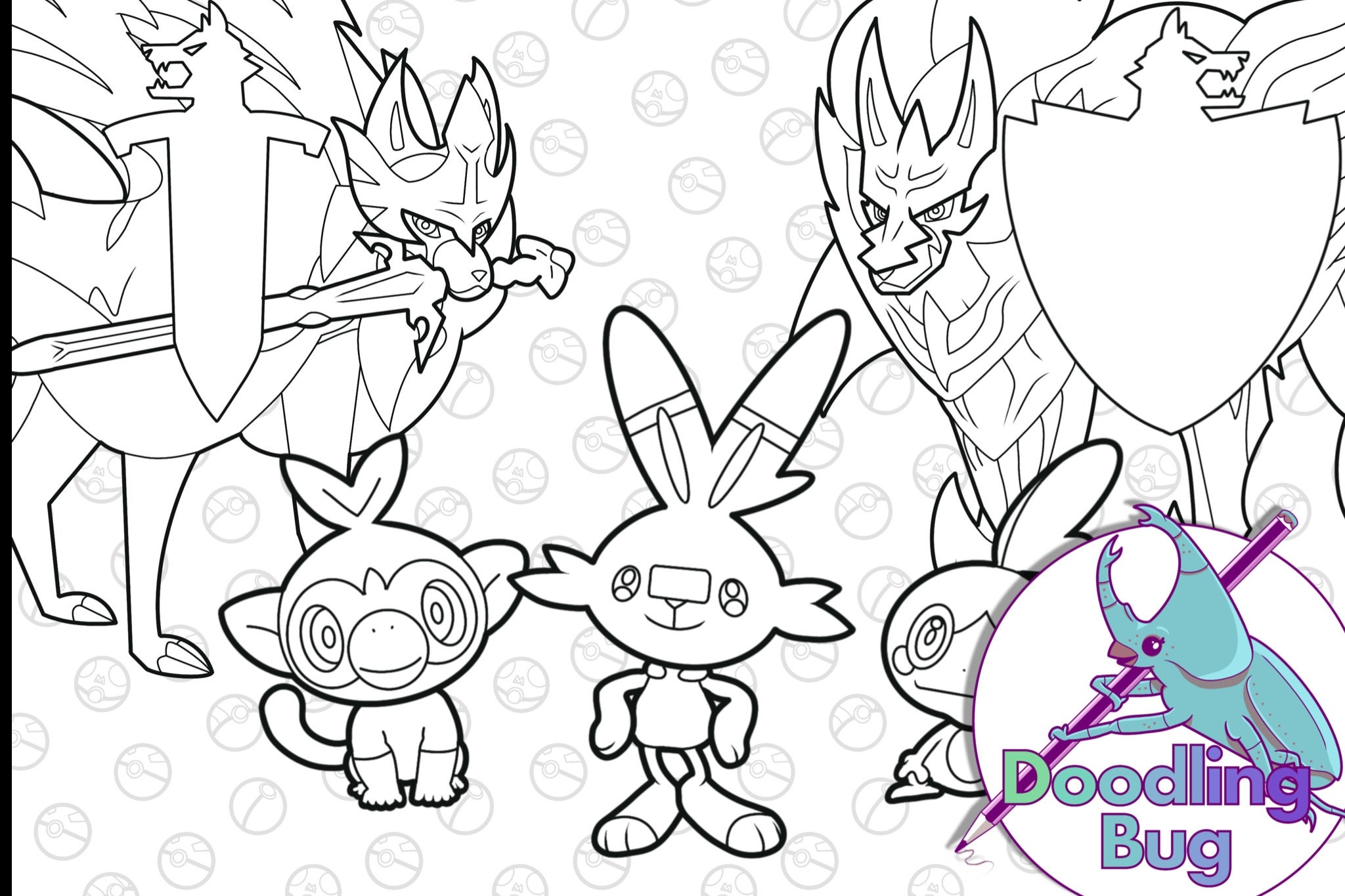 oshawott versus charizard coloring page