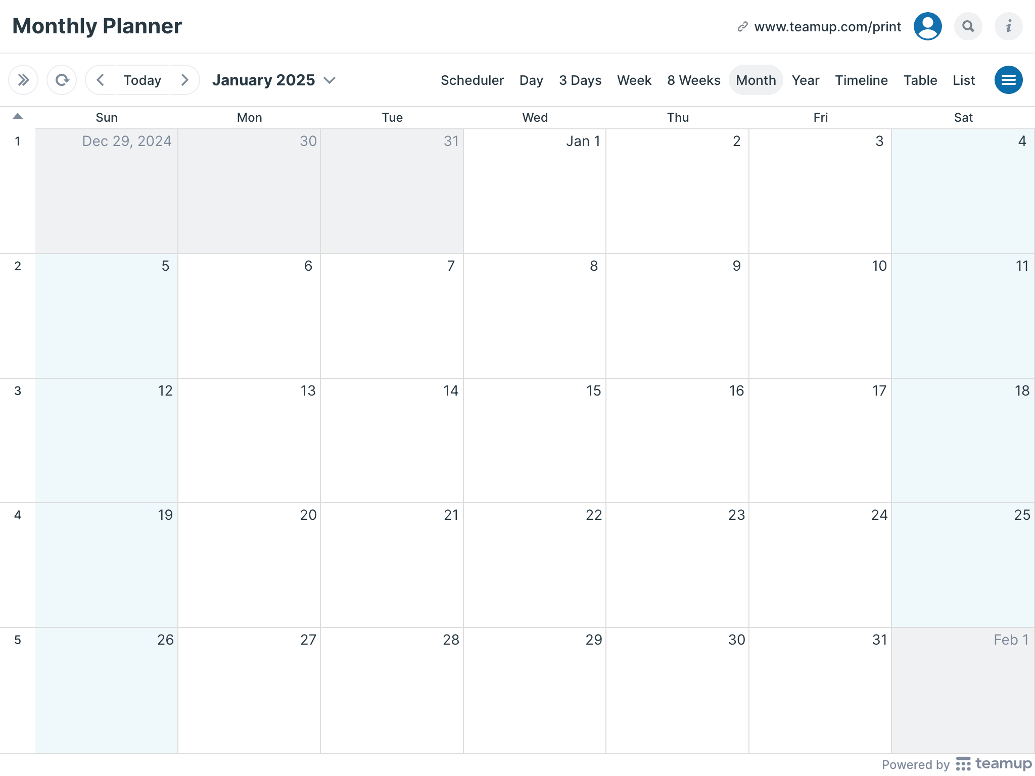 2025 monthly planner printable 2025 monthly planner printable