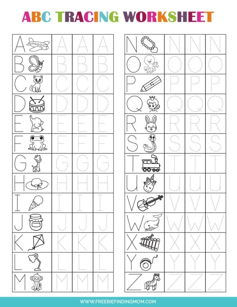 Printable Preschool Tracing Worksheets Alphabet Printable Preschool Tracing Worksheets Alphabet