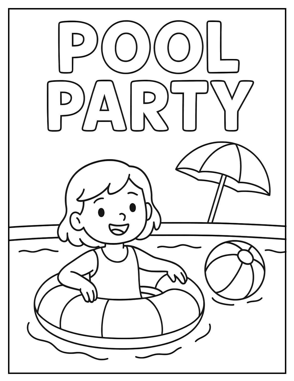 Printable Summer Coloring Pages Free PDFs