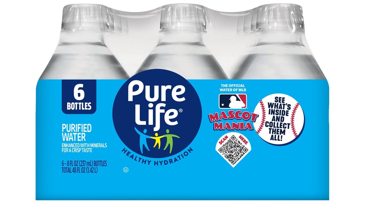 Pure Life Purified Water Plastic Bottles 8 Fl Oz X 6 Ct Delivery Near Me Doordash Pure Life Purified Water Plastic Bottles 8 Fl Oz X 6 Ct Delivery Near Me Doordash