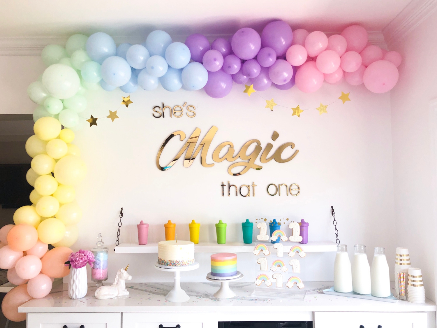 Rainbow First Birthday Party Ideas Celebration Stylist Popular Party Planning Blog Rainbow First Birthday Party Ideas Celebration Stylist Popular Party Planning Blog