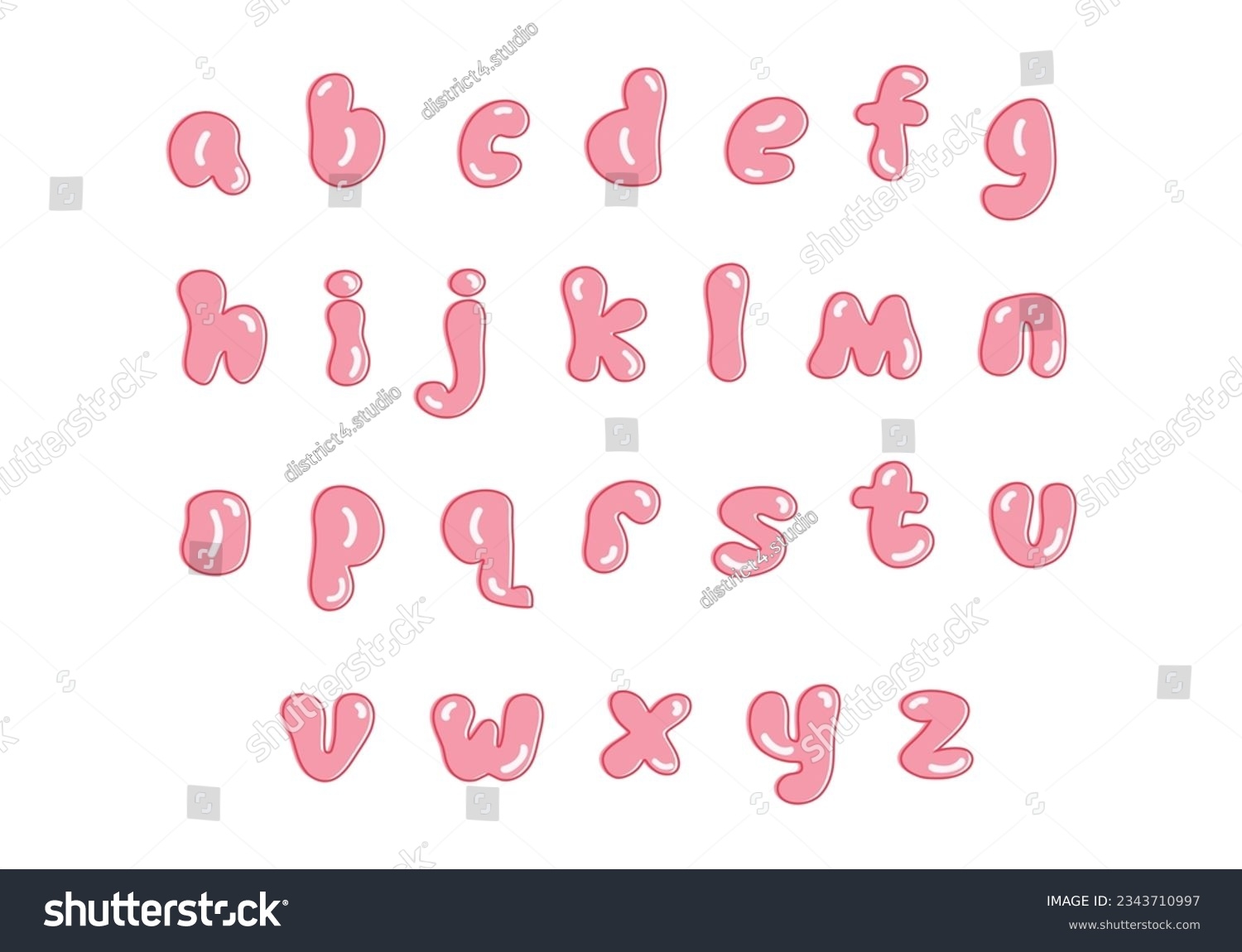 Set Bubble Font Alphabet Lowercase Letter Stock Vector Royalty Free 2343710997 Shutterstock Set Bubble Font Alphabet Lowercase Letter Stock Vector Royalty Free 2343710997 Shutterstock