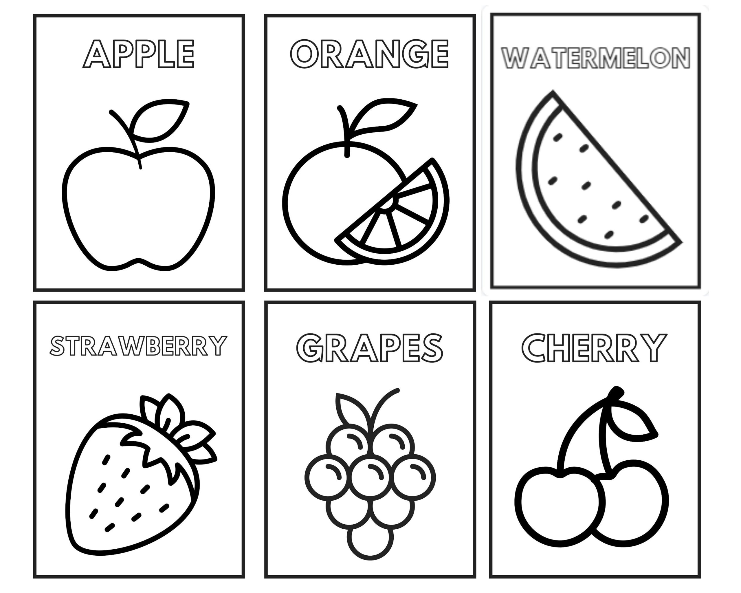 fruits coloring pages printable fruits coloring pages printable