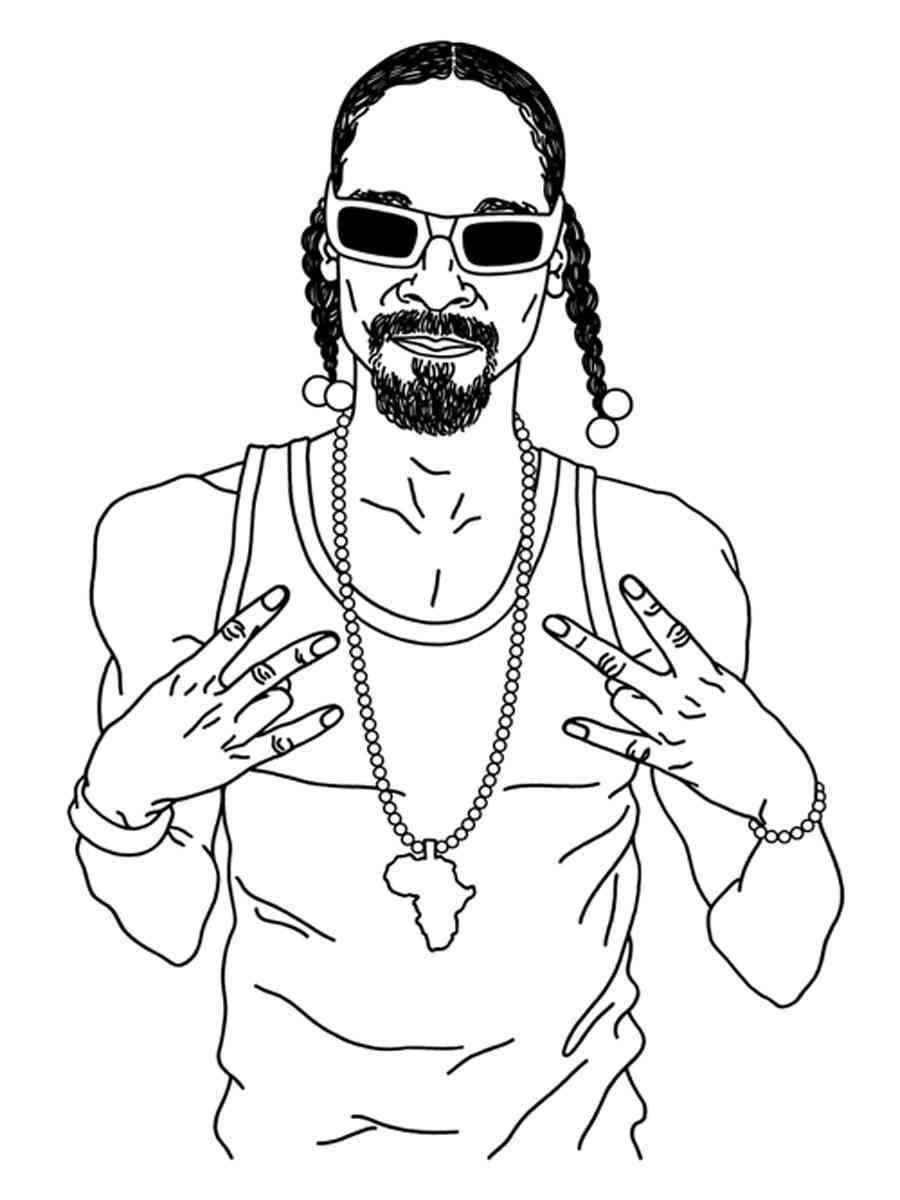 snoop dogg coloring pages snoop dogg coloring pages