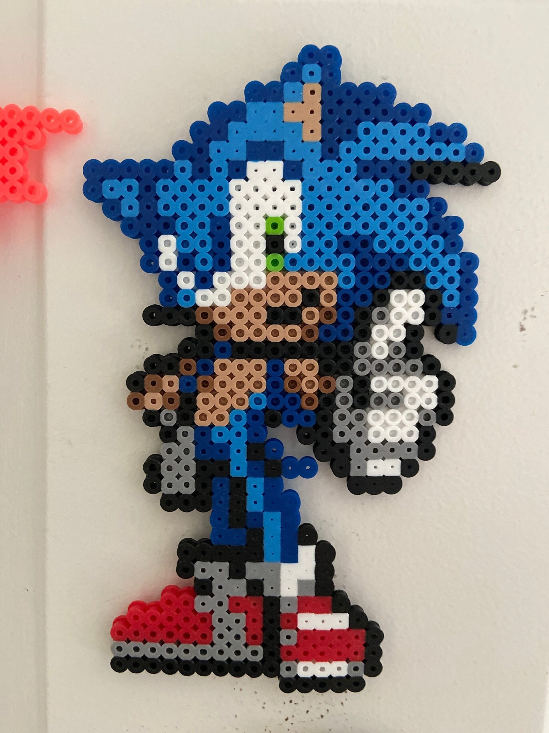 Sonic The Hedgehog Perler Bead Design Etsy Sonic The Hedgehog Perler Bead Design Etsy