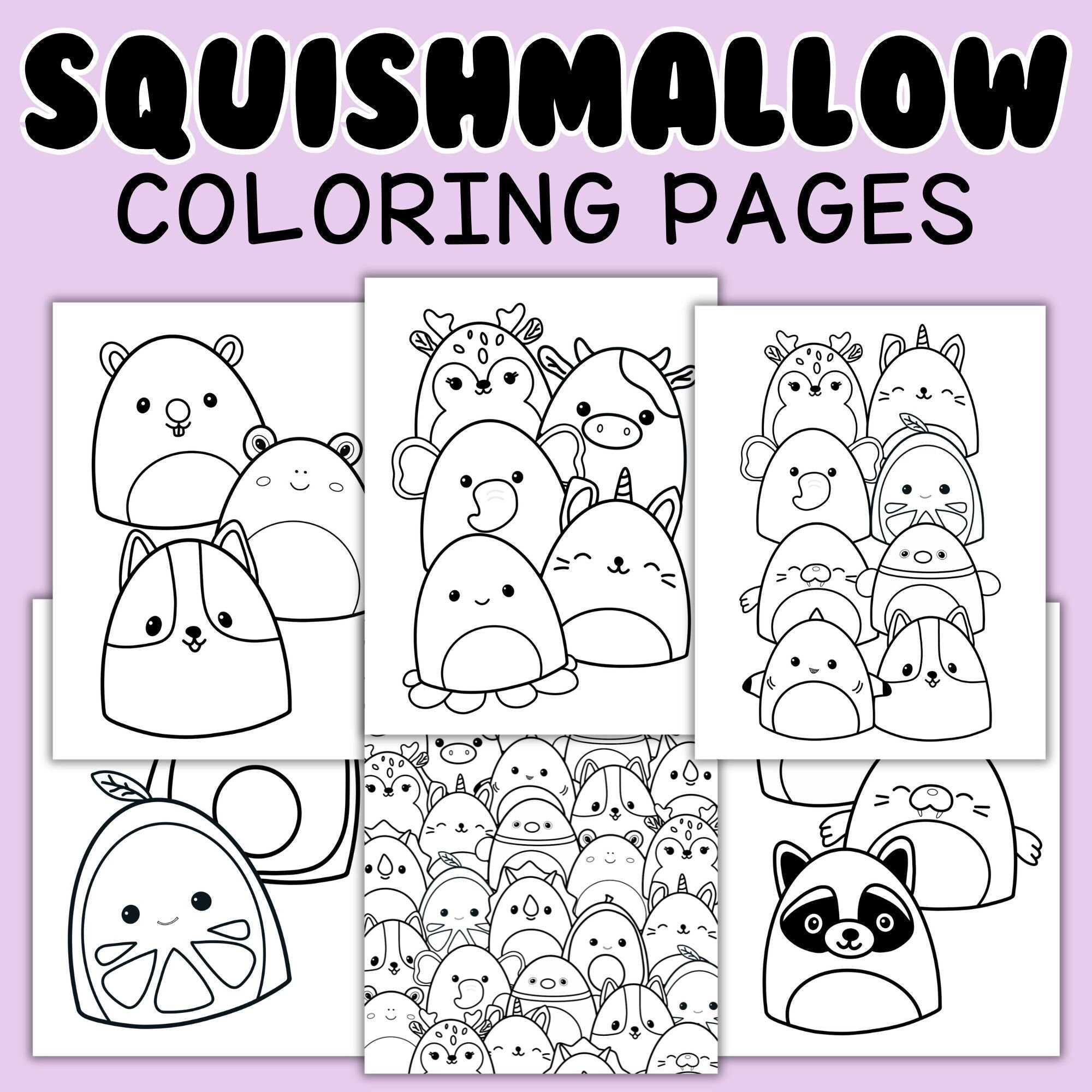 squishmallow coloring pages printable squishmallow coloring pages printable