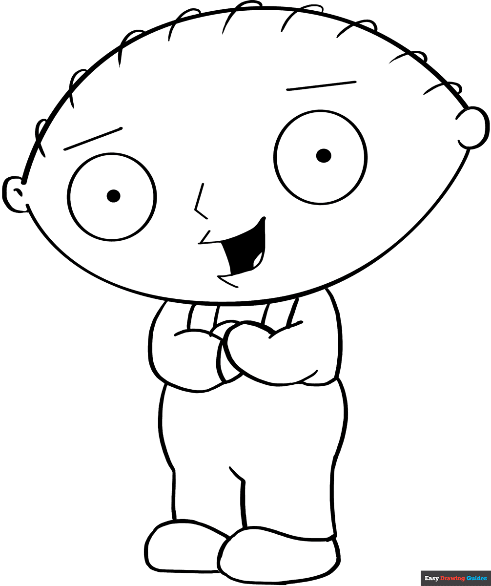 Stewie Griffin From Family Guy Coloring Page Easy Drawing Guides Stewie Griffin From Family Guy Coloring Page Easy Drawing Guides