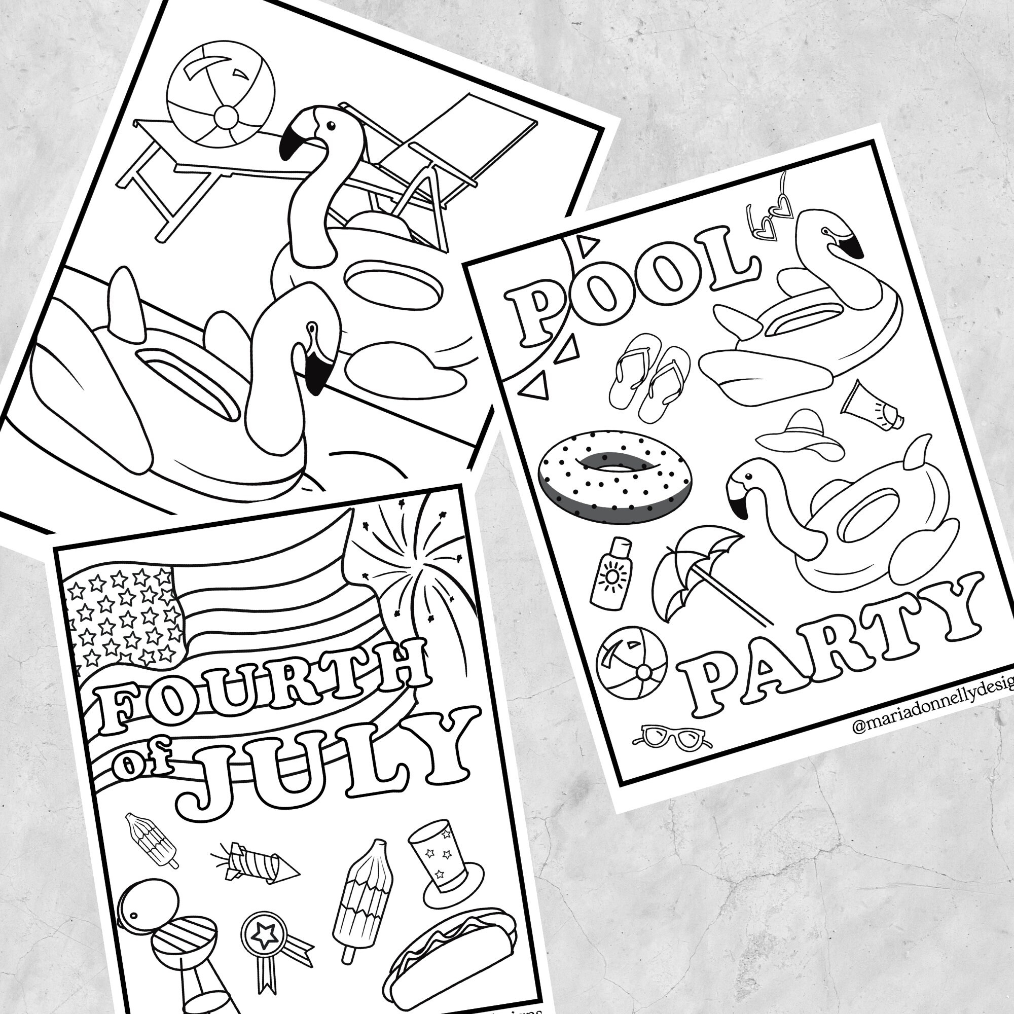 Summer Coloring Pages For Kids Kids Party Games Pool Party 4th Of July Homeschool Printable Etsy Summer Coloring Pages For Kids Kids Party Games Pool Party 4th Of July Homeschool Printable Etsy