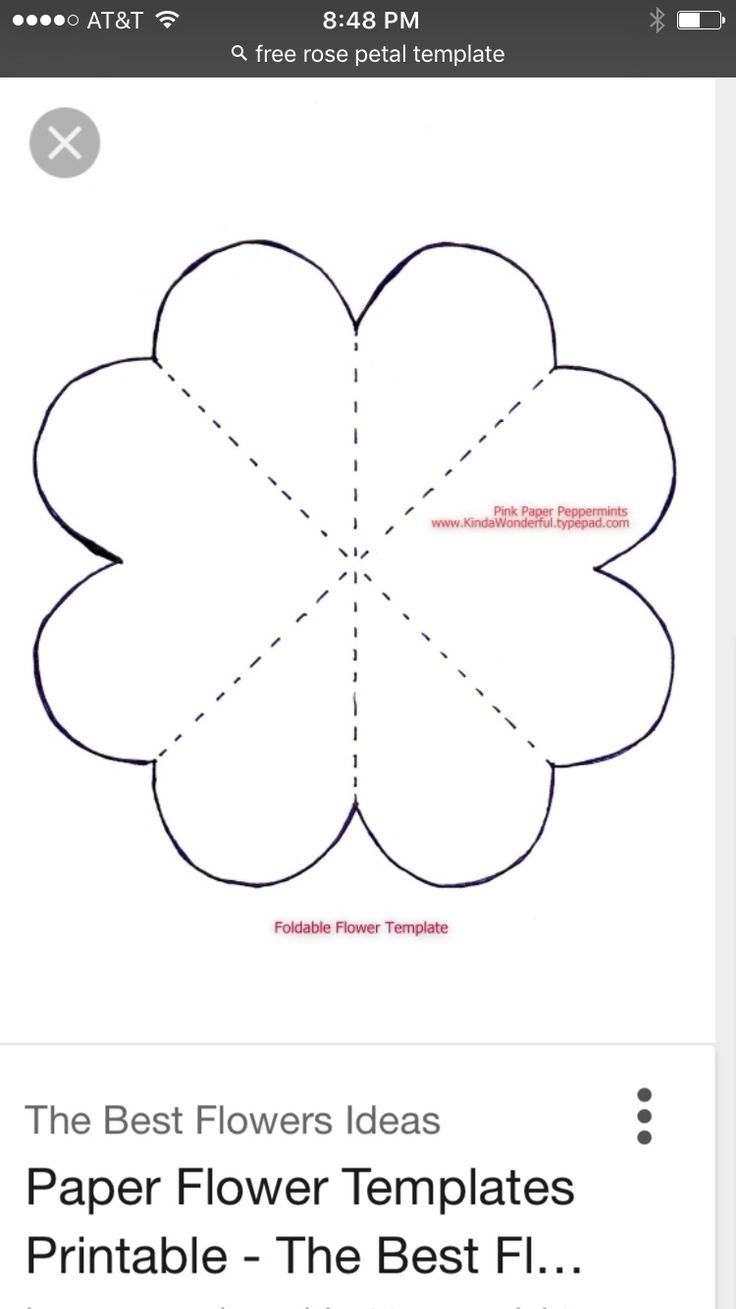 flower template free printable flower template free printable