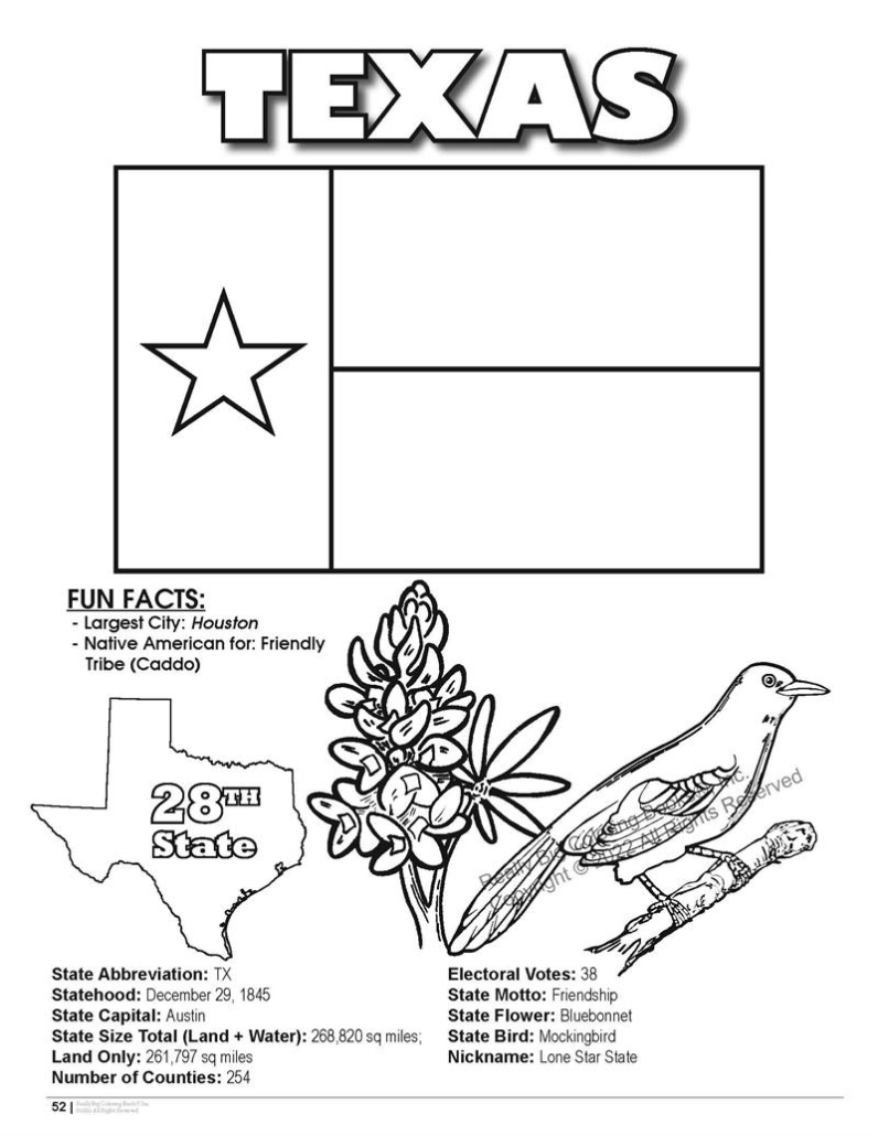Texas State Coloring Book Imprint Coloring Books Texas State Coloring Book Imprint Coloring Books