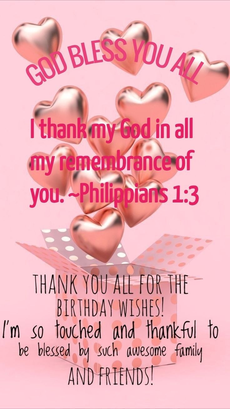 Thank You All For Your Birthday Wishes Thank You All For Your Birthday Wishes